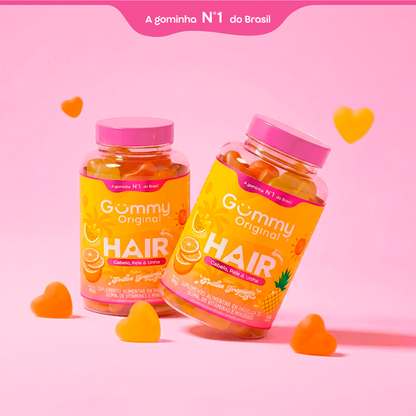 Gummy Hair® - Frutas Tropicais 180g