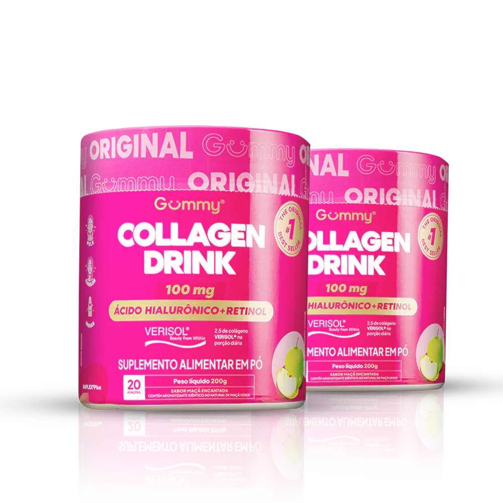 Combo 2 Collagen Drink - Maçã Verde