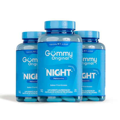 Gummy Night Melatonina® - Framboesa  90 g