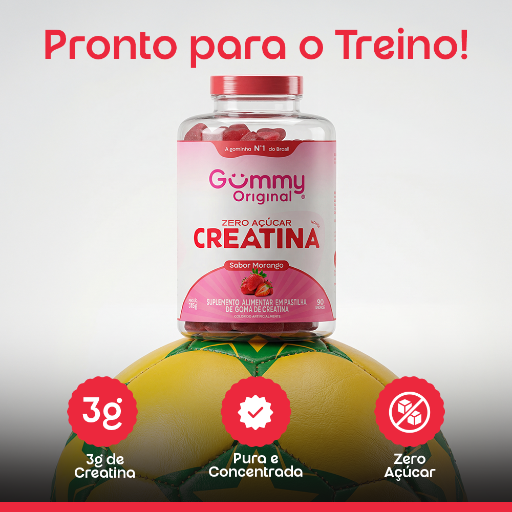 Gummy® Creatina Morango 315g
