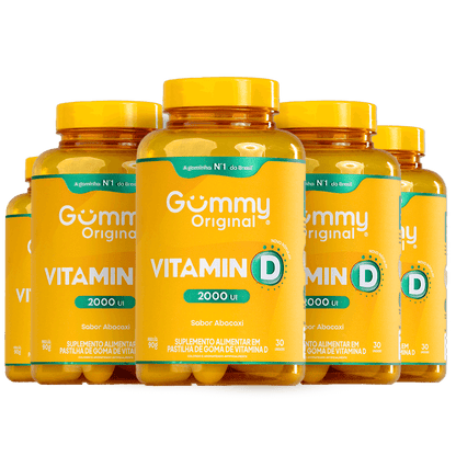 6 Gummy Vitamina D Abacaxi
