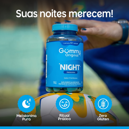 Gummy Night Melatonina® - Framboesa  90 g