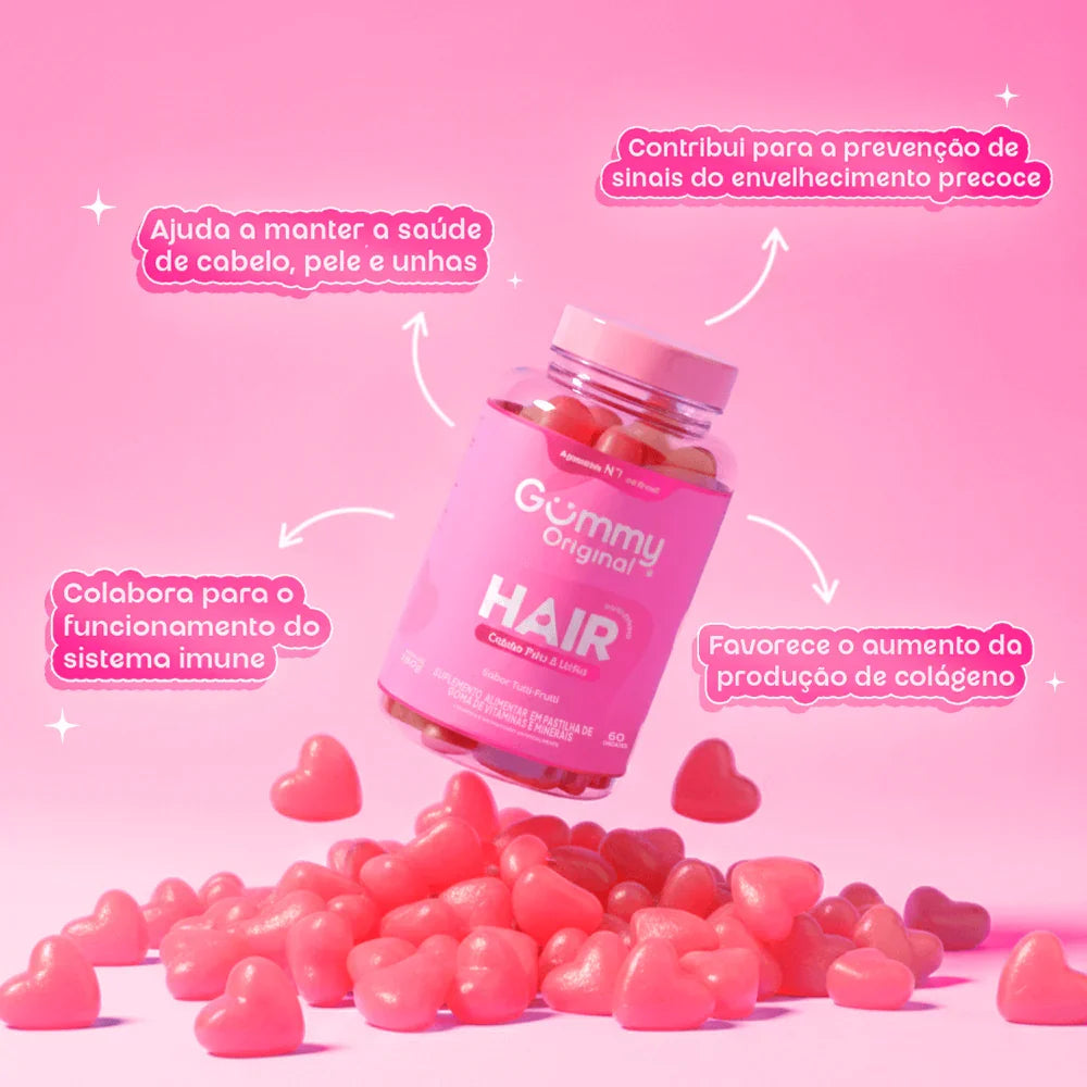 Gummy Hair® - Tutti-Frutti 180 g
