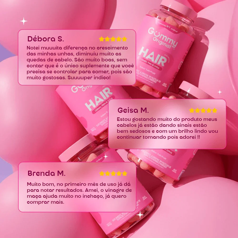 Gummy Hair® - Tutti-Frutti 180 g