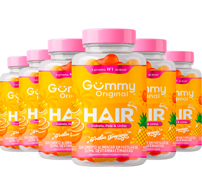 Gummy Hair® - Frutas Tropicais 180g