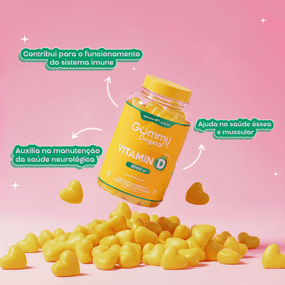 6 Gummy Vitamina D Abacaxi