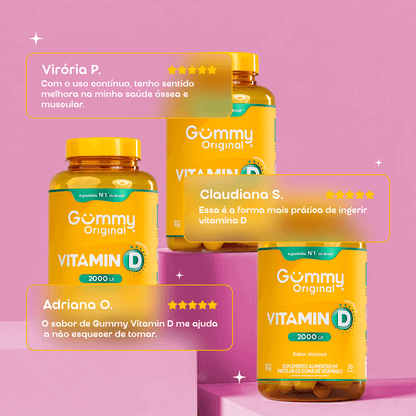 6 Gummy Vitamina D Abacaxi
