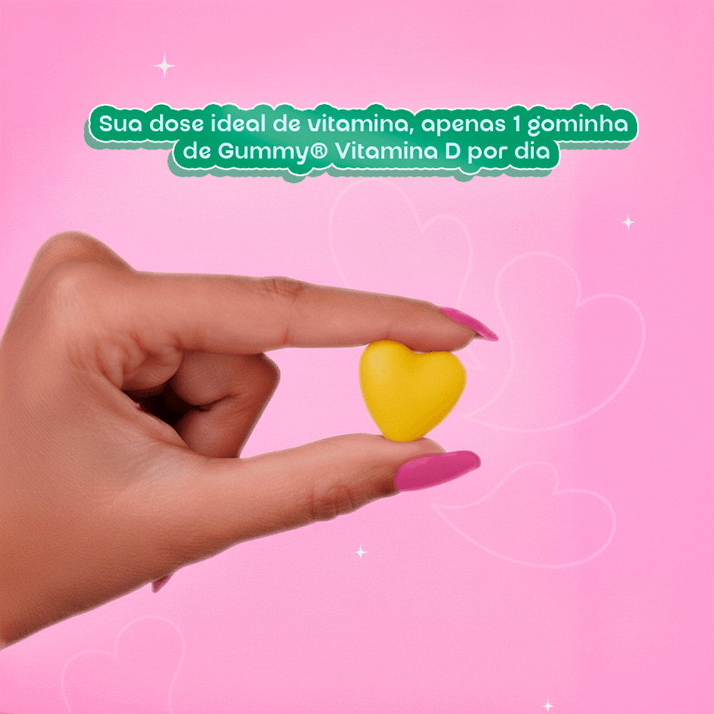 6 Gummy Vitamina D Abacaxi