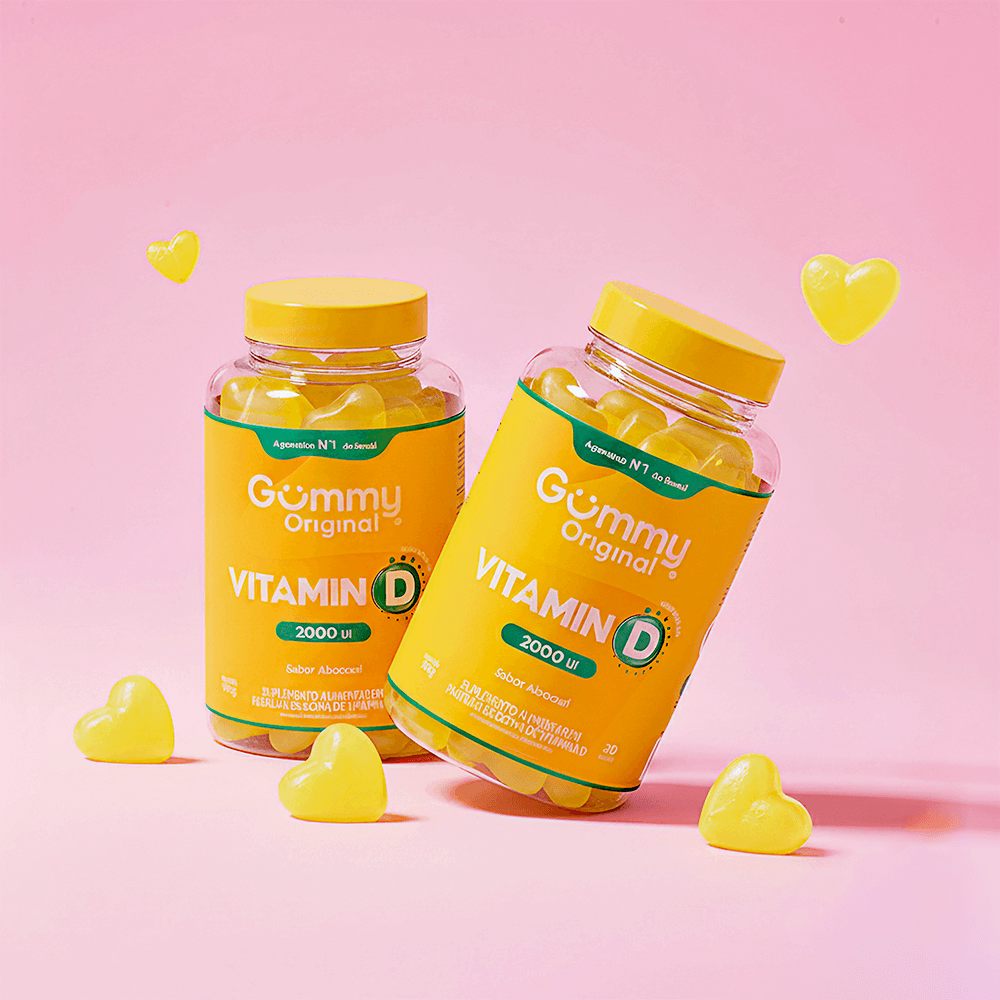 6 Gummy Vitamina D Abacaxi