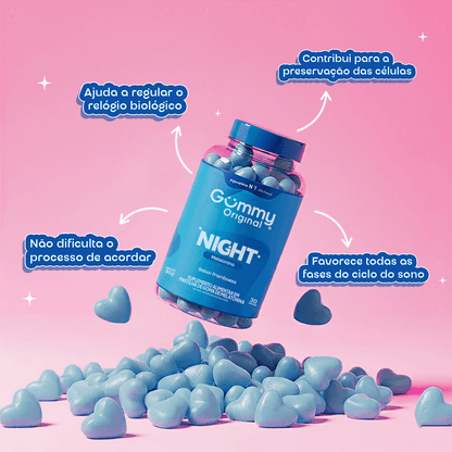 Gummy Night Melatonina® - Framboesa  90 g